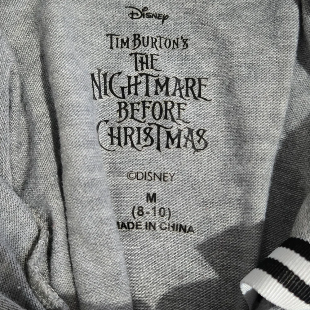 Nightmare Before Christmas long hooded sweater, size M (8/10) Runs Very Big! - Picture 5 of 6